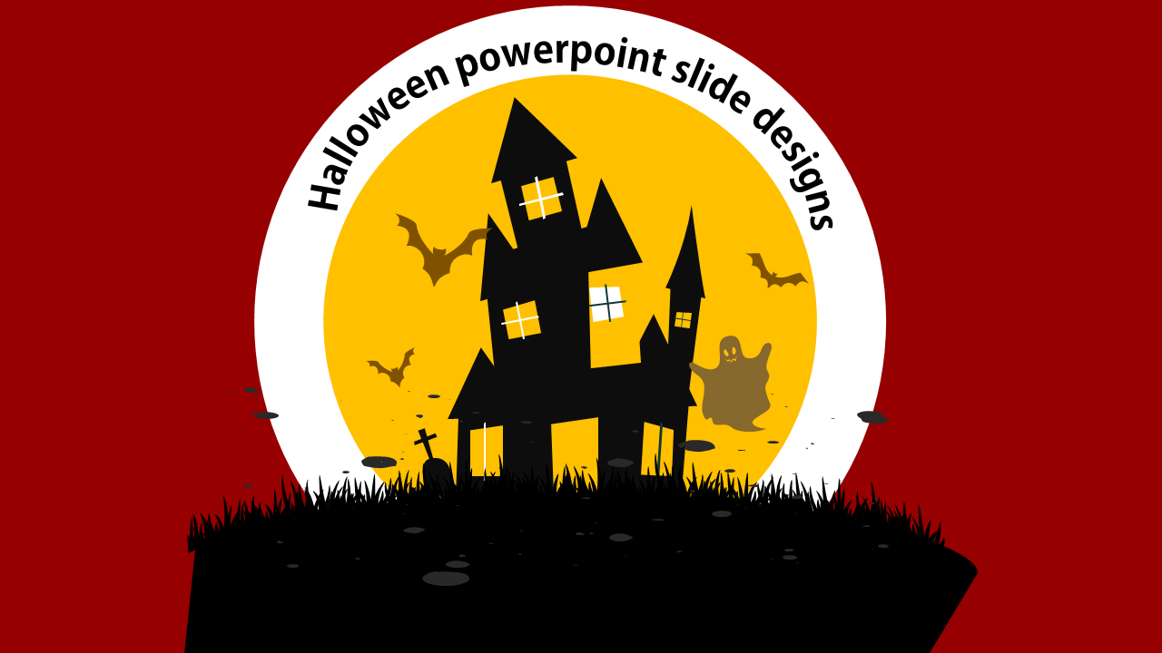 Modern Halloween PowerPoint Slide Designs